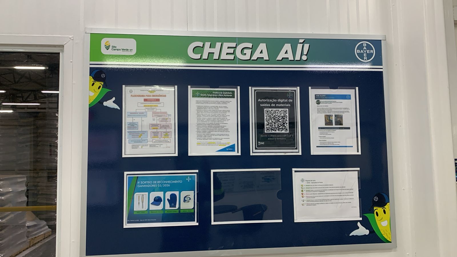 Placa Chega Aí